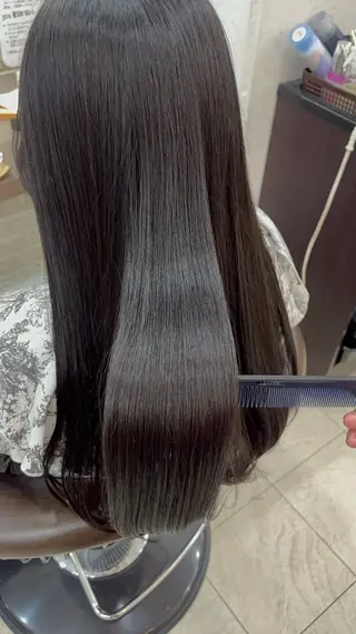 ロング 兒玉/透明感カラー 髪質改善のヘアスタイル