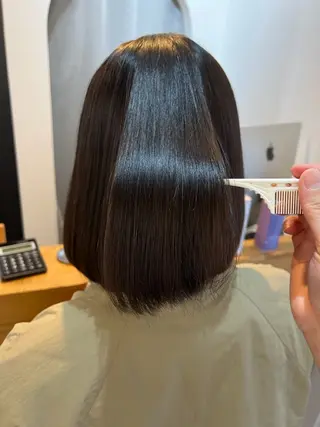 ミディアム カラー 美髪&ヘアカラー STAR☆RIVERのヘアスタイル