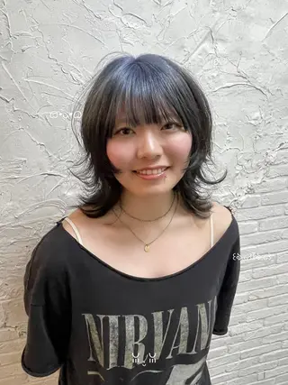 ミディアム カラー girly/柔らか カラーMitsukiのヘアスタイル