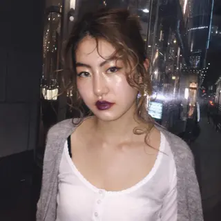 ロング カラー レイヤーカット/ 透明感カラーmikuのヘアスタイル