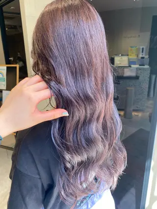 ロング カラー ヘアアレンジ アンククロス渋谷【ANKH CROSS】所属・韓国ヘア┊︎レイヤー ┊︎haruka🌙のヘアスタイル