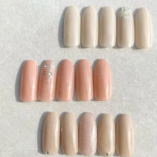 ネイル Ray. ちゅるん系ニュアンスのネイルデザイン