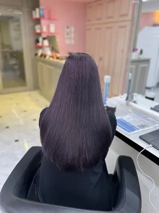 カラー 透明感ラベンダー/ レイヤー/表参道のヘアスタイル