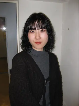 ショート パーマ 今井 香奈恵のヘアスタイル