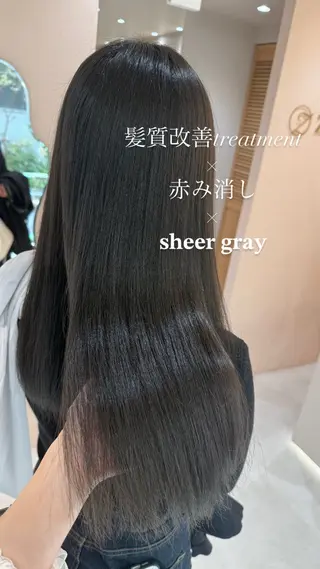 ロング カラー 🫧赤み消しカラー nanami🫧のヘアスタイル