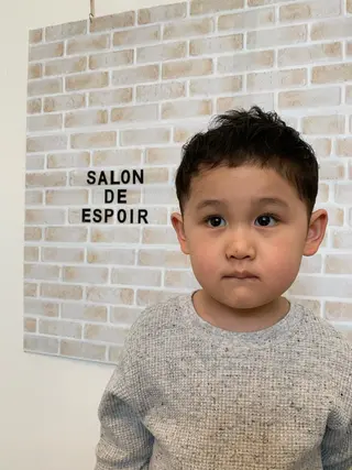 ショート メンズ キッズ 久保 めぐみのヘアスタイル