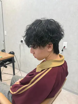 ショート パーマ メンズ メンズパーマ職人/ 天神/tatsukiのヘアスタイル