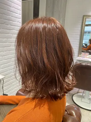 ミディアム カラー Renatus店長 金子裕美のヘアスタイル