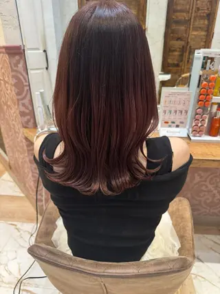 ミディアム 寺田鼓捺/艶髪 /透明感カラーのヘアスタイル
