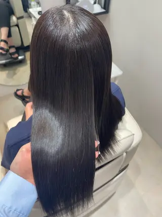 ミディアム MEI💫銀座 エクステ/艶カラーのヘアスタイル