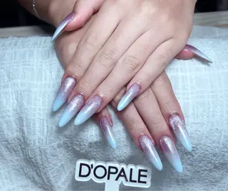 ネイル D‘OPALEサロン所属・長さ出し専門店 上野kkのネイルデザイン