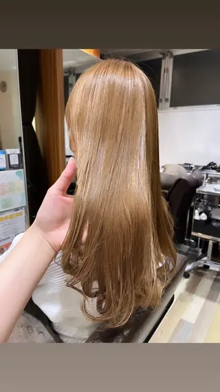 ロング カラー カットモデル募集💎 YURA🌷🫧のヘアスタイル