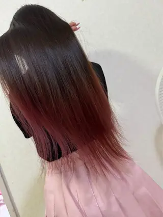 ロング 清水 美香のヘアスタイル