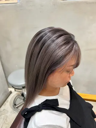 カラー miu🌝 ハイライト/一宮のヘアスタイル