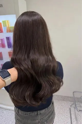 ロング パーマ ヘアアレンジ メンズ 透明感カラー／ 新潟万代/池野里衣のヘアスタイル