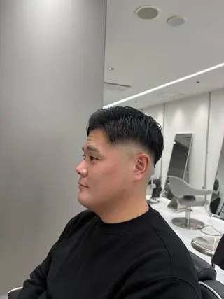 ショート メンズカット 鈴木ルナのヘアスタイル