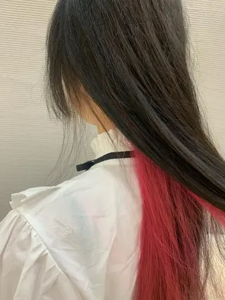 ロング カラー きど さやかのヘアスタイル