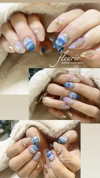 ネイル フルリール 【プライベートサロンのネイルデザイン