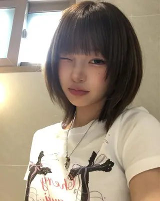 ショート ショート/レイヤー カット/ミサキ💐のヘアスタイル