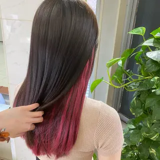 ロング カラー シールエクステ特化 ハイトーン、NANAのヘアスタイル