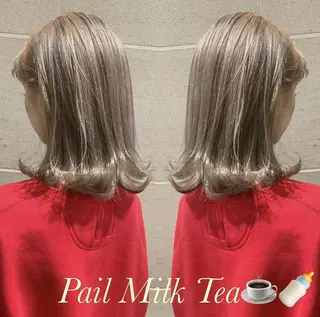 カラー ハイトーンカラー× 髪質改善　川嶋宏旭のヘアスタイル