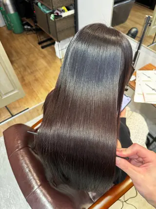 ロング 縮毛矯正/髪質改善 古賀歩のヘアスタイル