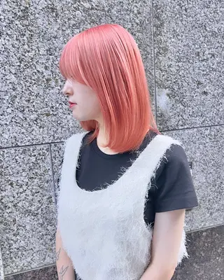 ミディアム カラー カラー系/カット特化 🟠オオタキマサシのヘアスタイル