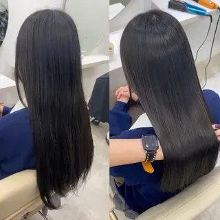 ロング 艶髪/縮毛矯正/ Core mikuaのヘアスタイル