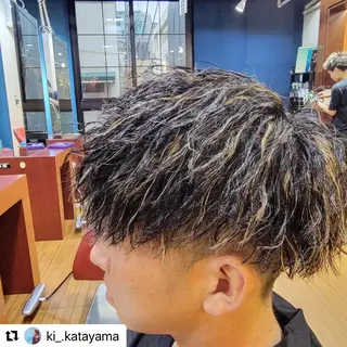 ミディアム カラー メンズ 🩷Eny terrace🩷のヘアスタイル