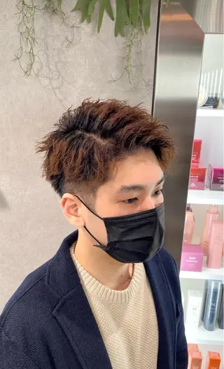 パーマ メンズ お洒落カジュアル🍃 まなとのヘアスタイル