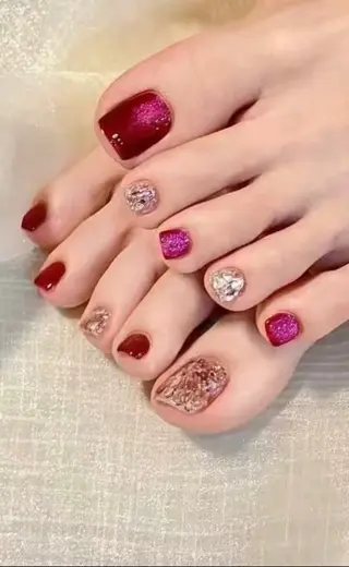 ネイル H3 Nail Tsuki🦋💙のネイルデザイン