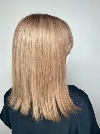 ミディアム カラー SALOWIN 新宿三丁目East所属・縮毛矯正/艶カラー /美髪/ﾒｸﾞﾐのヘアスタイル