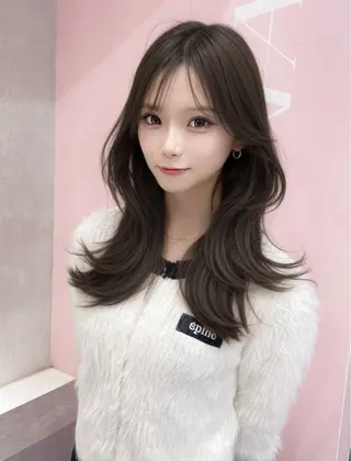 ロング カラー 韓国ヘア/髪質改善 TAKAHIROのヘアスタイル