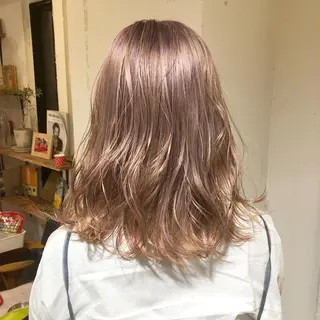 ミディアム カラー ヘアアレンジ ainico+所属・メンズ特化✂️栗原 侑也のヘアスタイル