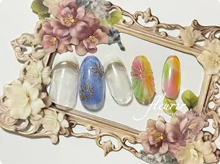 ネイル フルリール 【プライベートサロンのネイルデザイン