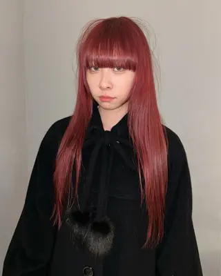 ロング カラー ケアパーマ/ケアブリ ーチdaisukeのヘアスタイル