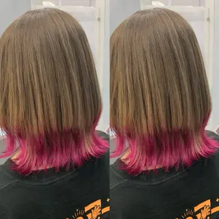 ミディアム ブリーチ無しカラー✨ 美鈴のヘアスタイル