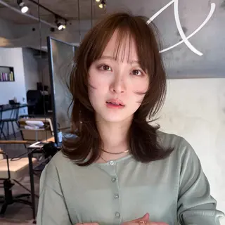 ミディアム カラー Koko . 【高円寺】のヘアスタイル