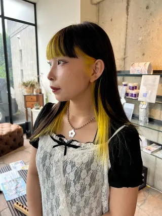 ロング カラー 只野 真衣のヘアスタイル