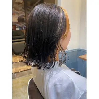 セミロング スタイリスト まことのヘアスタイル