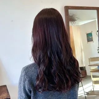 ロング カラー タシロ サラ🌿のヘアスタイル