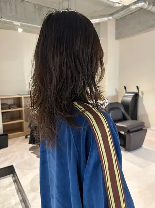 セミロング パーマ シェアサロンコネクト所属・Chiho/ 博多/パーマ/ボブのヘアスタイル