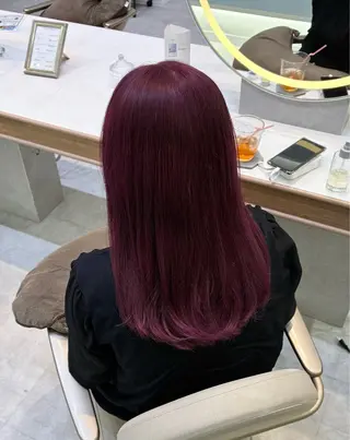 セミロング ハイトーン/韓国ヘア sena🩵のヘアスタイル