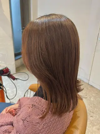ミディアム うしだ かおるのヘアスタイル