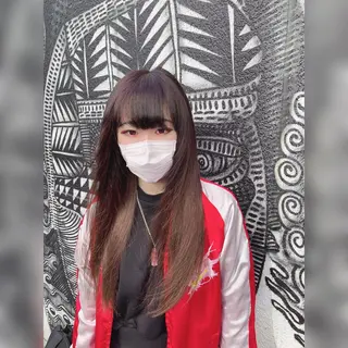 ミディアム カラー ヘアアレンジ haco+所属・🌈派手髪エクステ ブレイズ🌈ひろとのヘアスタイル