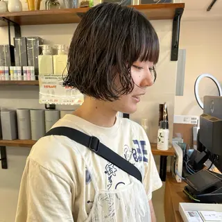 ショート パーマ 初めてのショート お任せください✂️のヘアスタイル