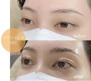 マツエク・マツパ アイブロウ eyenail m🌿1月限定のマツエク・マツパデザイン