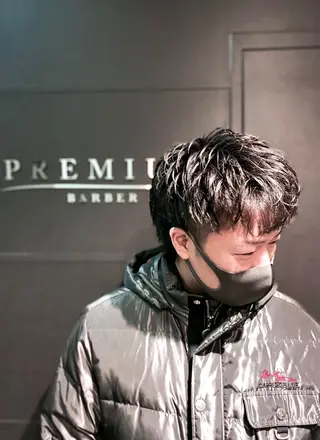 ミディアム メンズ HIROGINZA ヒロ銀座 青山所属・マツオ リュウホウ🐉のヘアスタイル