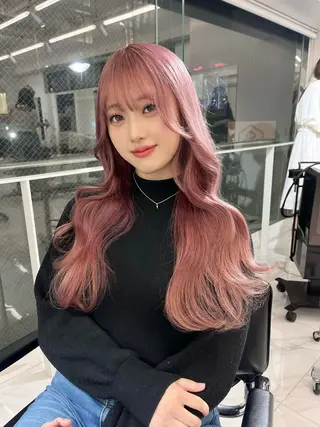 ロング 韓国ヘア🎀艶髪 /渋谷/Manaeのヘアスタイル