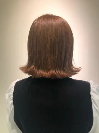 ミディアム EARTH長岡 🌼渡辺まい🌼のヘアスタイル